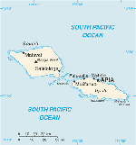 Samoa map