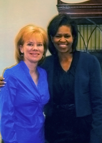 Mrs. Bowen with First Lady