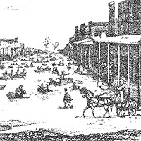 J Street, Sacramento, 1853