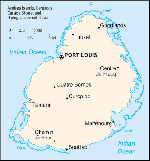 Mauritius map