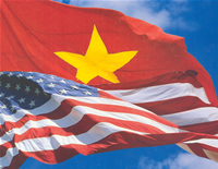Vietnam & U.S. Flags from the BTA
