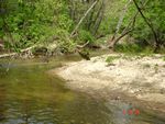 Location 26 - Looking upstream at Little Elk Creek from north side of US 40