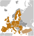 Location of European Union