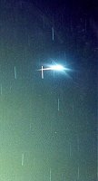 A Leonid Fireball photographed in Hong Kong on 16 Nov 1998