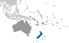 Location of New Zealand