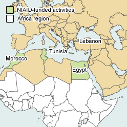 Thumbnail map of the Near East region