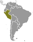 Location of Peru