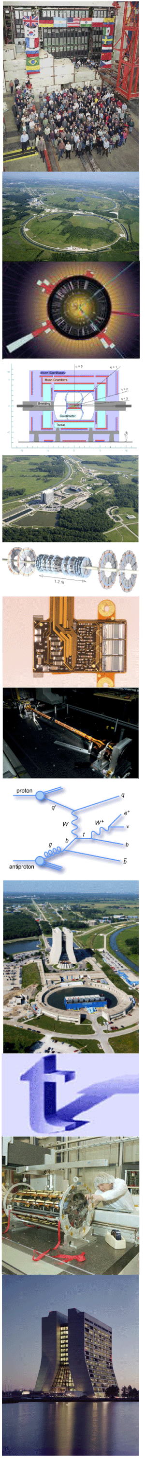 Pictures from the DZero experiment