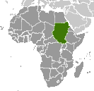 Location of Sudan