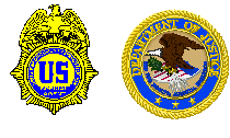Image of DEA Special Agent Badge and Dept of Justice Sheild