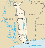 Togo map