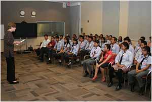 Students Visit the Embassy 