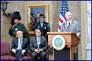 Australian Prime Minister Kevin Rudd,  Secretary of Agriculture Tom Vilsack, and Secretary of the Interior Ken Salazar at a ceremony to thank U.S. wildland firefighters. [Photo Credit: Tami A. Heilmann – DOI] 
