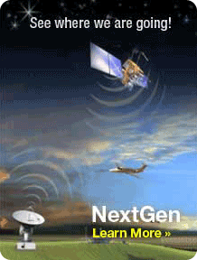 NextGen: See Where We're Going! Click for more information on the Next Generation Air Transportation System