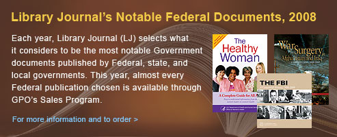 Library Journal's Notable Federal Documents 2008