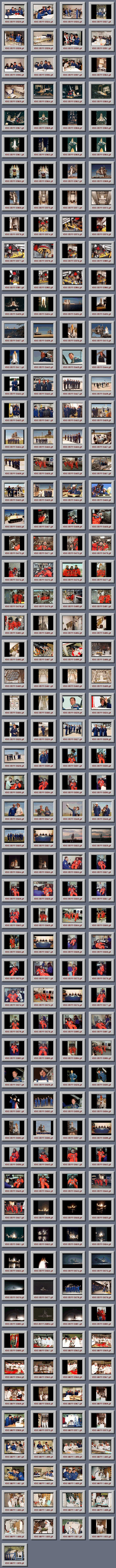 [STS-101 Contact Sheet]