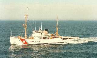 A photo of a Coast Guard medium endurance cutter