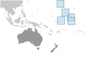 Location of United States Pacific Island Wildlife Refuges