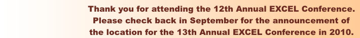 12th Annual EEOC EXCEL Conference / Registration is Now Open! / July 27-30, 2009 / New Orleans, LA