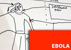 rough draft/drawing of prevention messages for Ebola