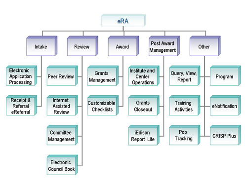 Chart showing Services for Grantor Agencies
