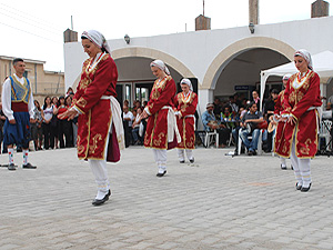 A folk dancing exhibition was among the many offerings at a recent celebration of village life hosted by the community of Buyukkonuk/Komi Kebir, Cyprus.