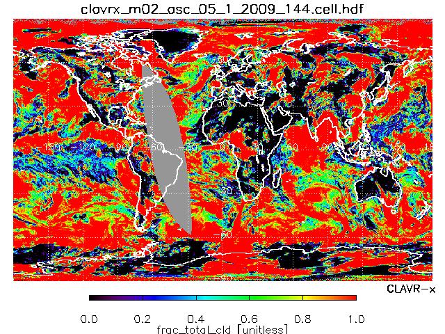 Total Cloud Fraction from METOP Ascending Orbit