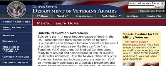 Veterans Health Administration (VHA) - Mental Health Home