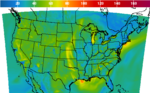 National 8-Hr Average Ozone Concentration Image