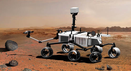 artist concept of Mars Science Laboratory