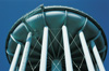 Water tower viewed from below