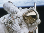 astronaut on spacewalk