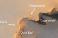 Screenshot from 'Opportunity Poised to Enter Victoria Crater'