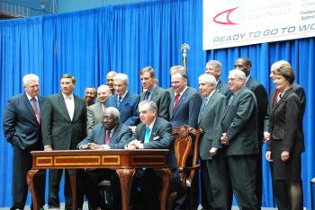 Dulles Rail Signing