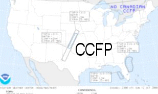 Collaborative Convective Forecast Product (CCFP).  Click to go to CCFP.