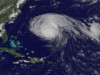 GOES-12 satellite image of Hurricane Bill on August 21 at 2:25 p.m. EDT