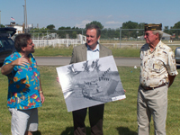 Senator Crapo joined local veterans on August 14th to look at plans for a Veterans Memorial in Rigby.