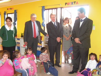 ycare center funded by U.S. companies and United Way Chile