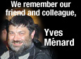 Link to tribute to Yves Menard