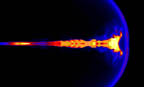 simulation of a gamma-ray burst