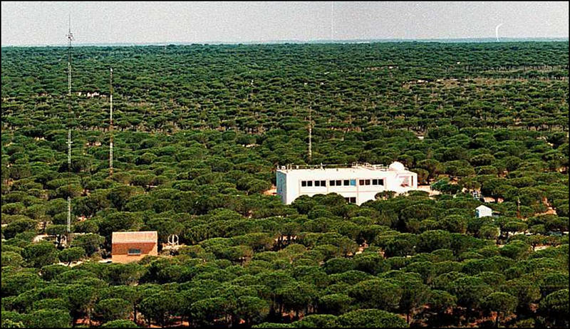 A view of the AERONET/PHOTONS  workshop site in El Arenosillo, Spain.