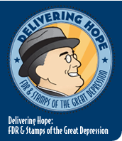 Delivering Hope: FDR & Stamps of the Great Depression, Upcoming Exhibit, Opens June 9, 2009