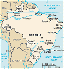 Map of Brazil