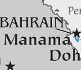 Map of Бахрейн