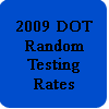 2009 DOT Random Testing Rates