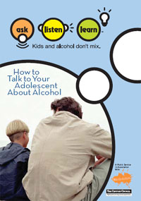 Cover of How to Talk to Your Adolescent About Alcohol publication.