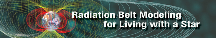 Radiation Belt Modeling Banner.