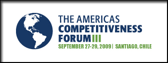 Forum will bring together public and private high-level experts from 34 countries in the region for roundtable discussions, panel sessions and meetings to promote an increased level of competitiveness in the current economic context.