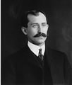 Orville Wright, age 34, head and shoulders, with mustache