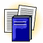 Icon of a data and documentation folders